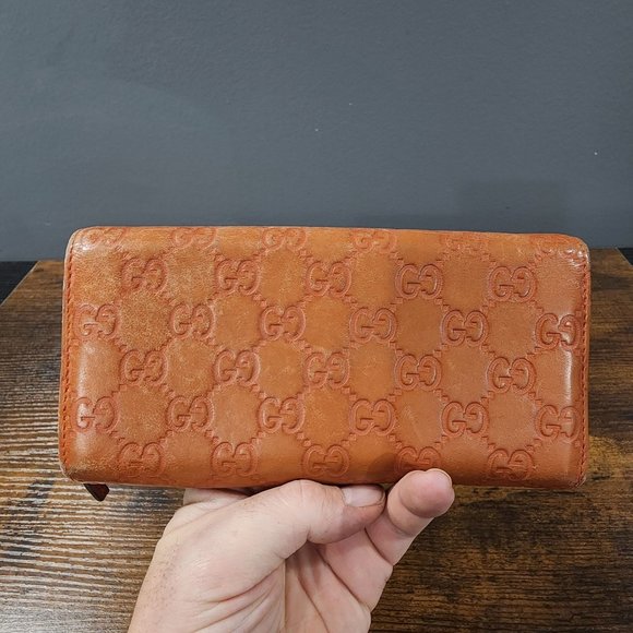 Womens Gucci Long Leather Continental Purse Wallet - Picture 2 of 10